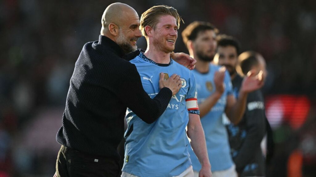 Guardiola comenta saída de De Bruyne e fala em ‘dia triste’ no City