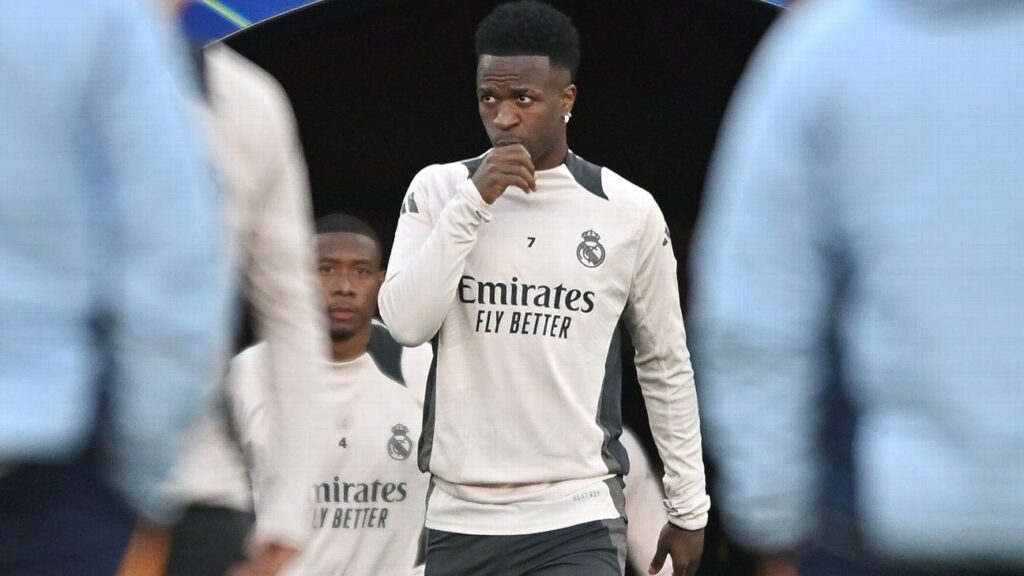 Vini Jr diz que ‘não há desculpas’ para vexame do Real contra Arsenal