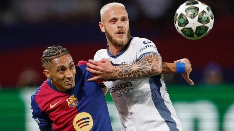 Barcelona e Inter de Milão empatam em jogo alucinante de seis gols, e semi da Champions fica indefinida
