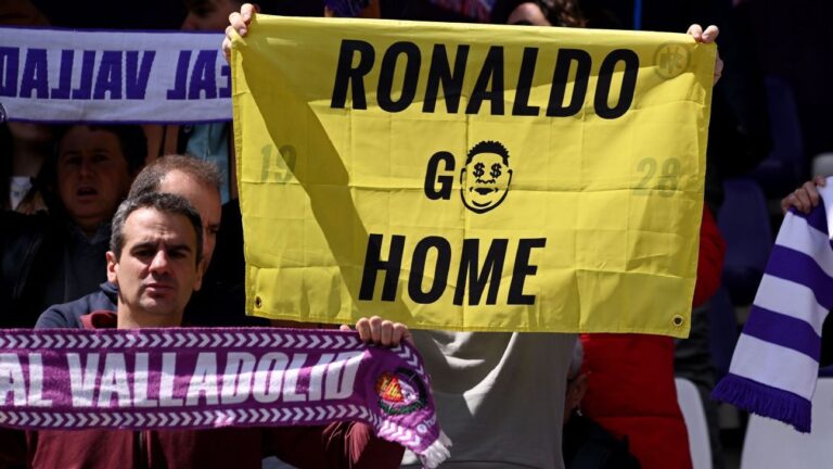 ‘Um dos piores donos da história’: o ódio de torcida do Valladolid por Ronaldo