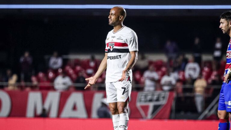 Lucas admite incômodo com série de empates do São Paulo: ‘Tem que pontuar mais’