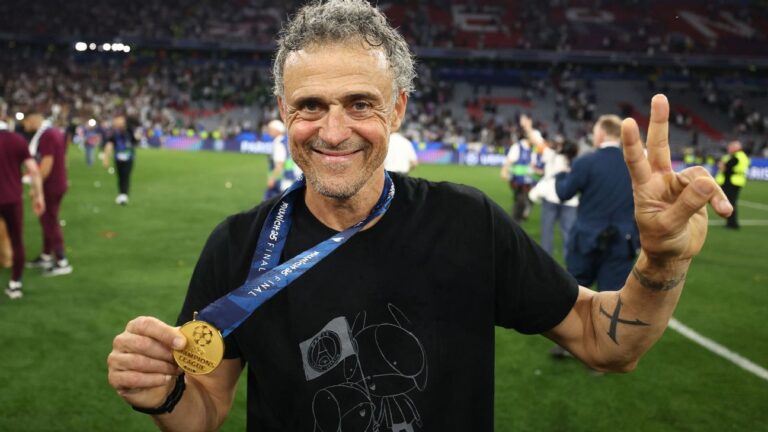 Luis Enrique homenageia filha que morreu após título da Champions pelo PSG