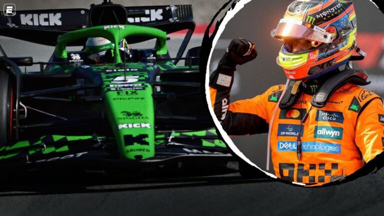 F1: Bortoleto ‘flerta’ com zona de pontos, mas termina em 12º na Espanha; Piastri vence