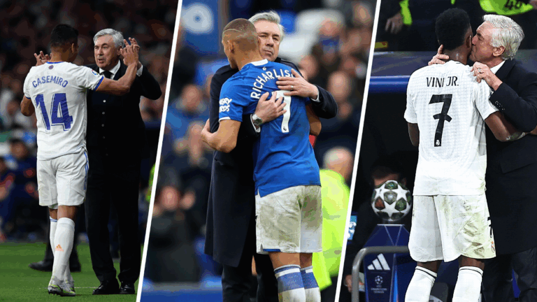 Casemiro, Richarlison e Vini Jr.: o passado de Ancelotti com trio da seleção