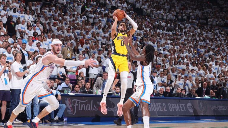 Haliburton consegue ‘milagre’ no último lance, Pacers batem o Thunder e roubam mando no Jogo 1 das Finais