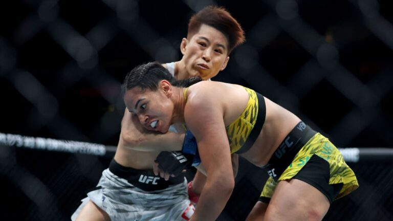 Chinesa deixa brasileira ‘em risco’ no UFC e desafia Jéssica Bate-Estaca
