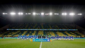 Brasil carimba vaga à Copa pela 3ª vez na Neo Química Arena e mantém 100%