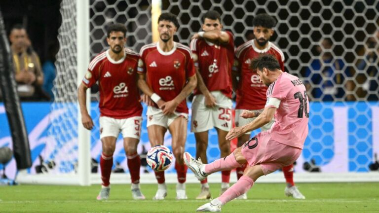 Messi faz ‘gol fantasma’ na estreia do Inter Miami no Mundial, mas não impede empate