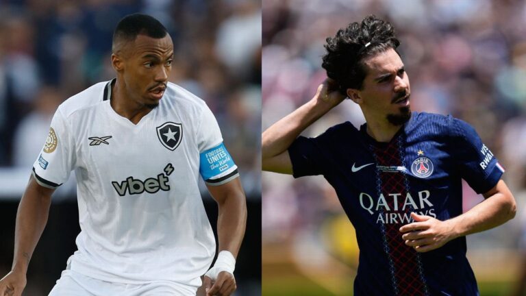 Marlon Freitas diz como foi encontro com Vitinha em Botafogo x PSG: ‘Pediu desculpas’
