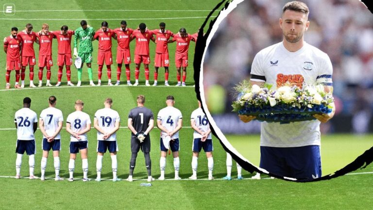 Amistoso do Liverpool é marcado por homenagens a Diogo Jota